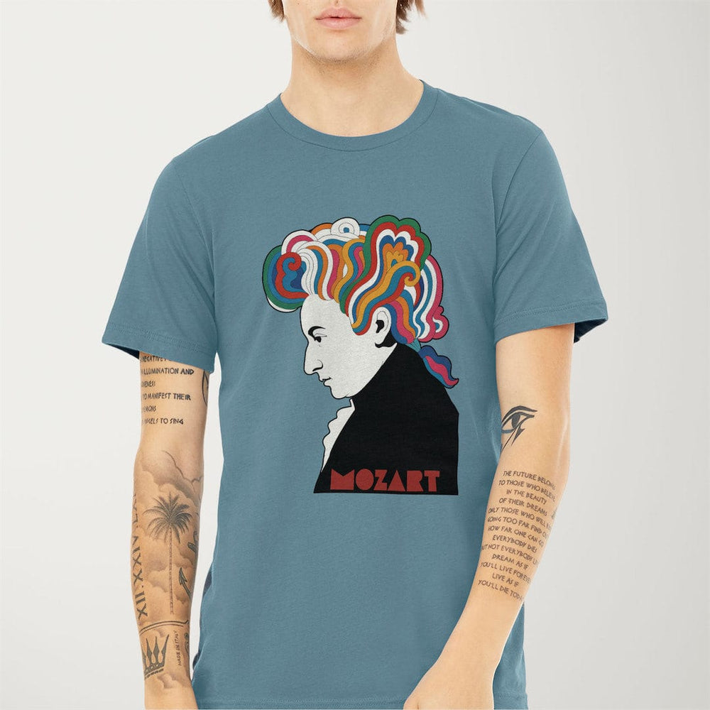 mozart: dylan '66 classic tee in steel blue, worn