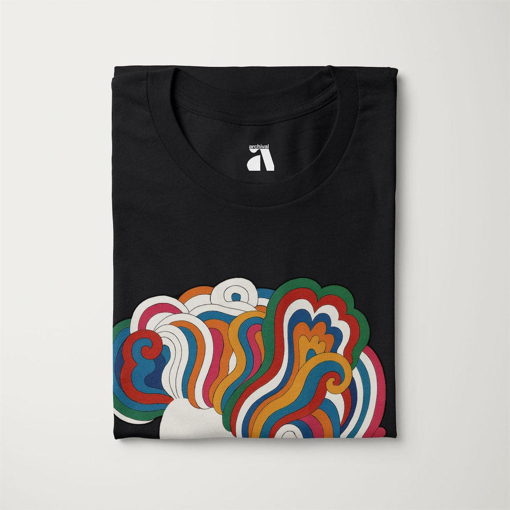 mozart: dylan '66 classic tee in vintage black, folded