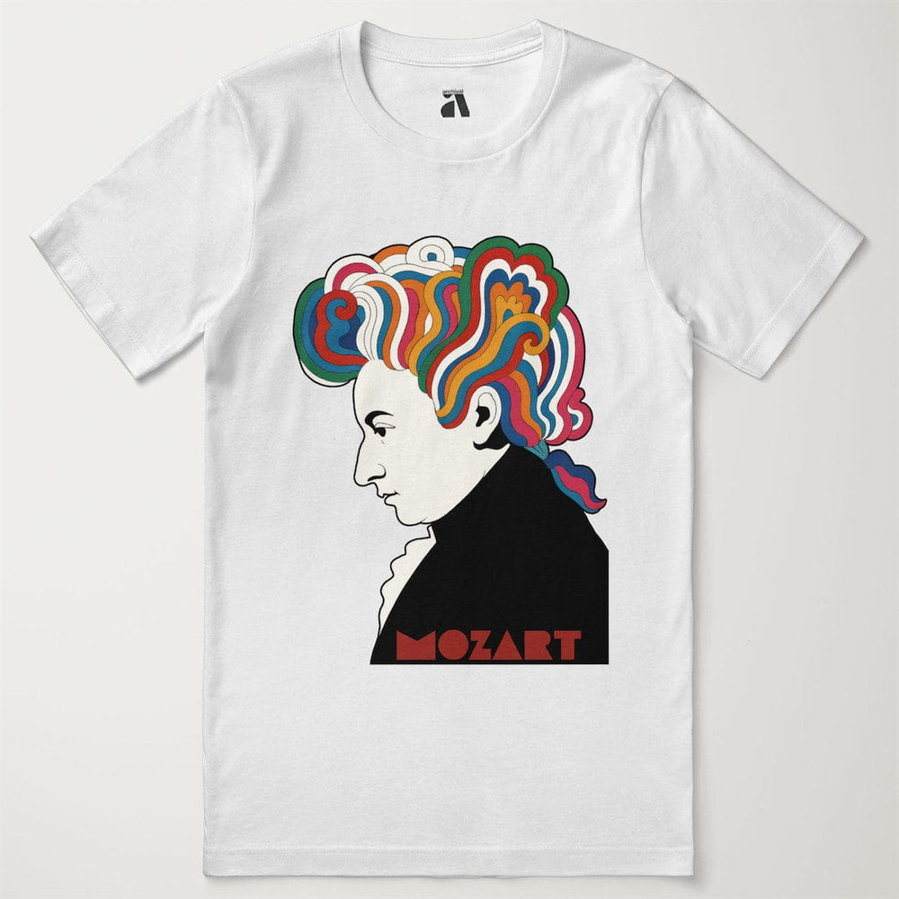 mozart: dylan '66 classic tee in vintage white, laid flat