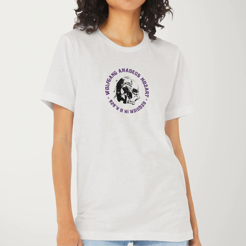 mozart: requiem classic tee in vintage white, worn