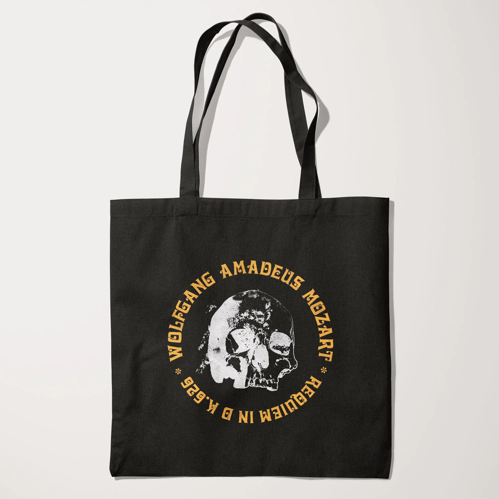 mozart: requiem canvas tote