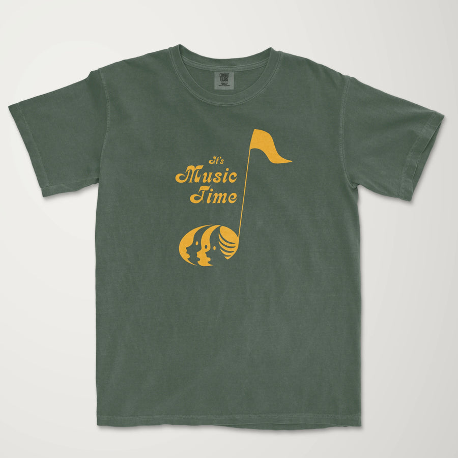It's Music Time: Retro Choir Vintage Heavyweight Tee
