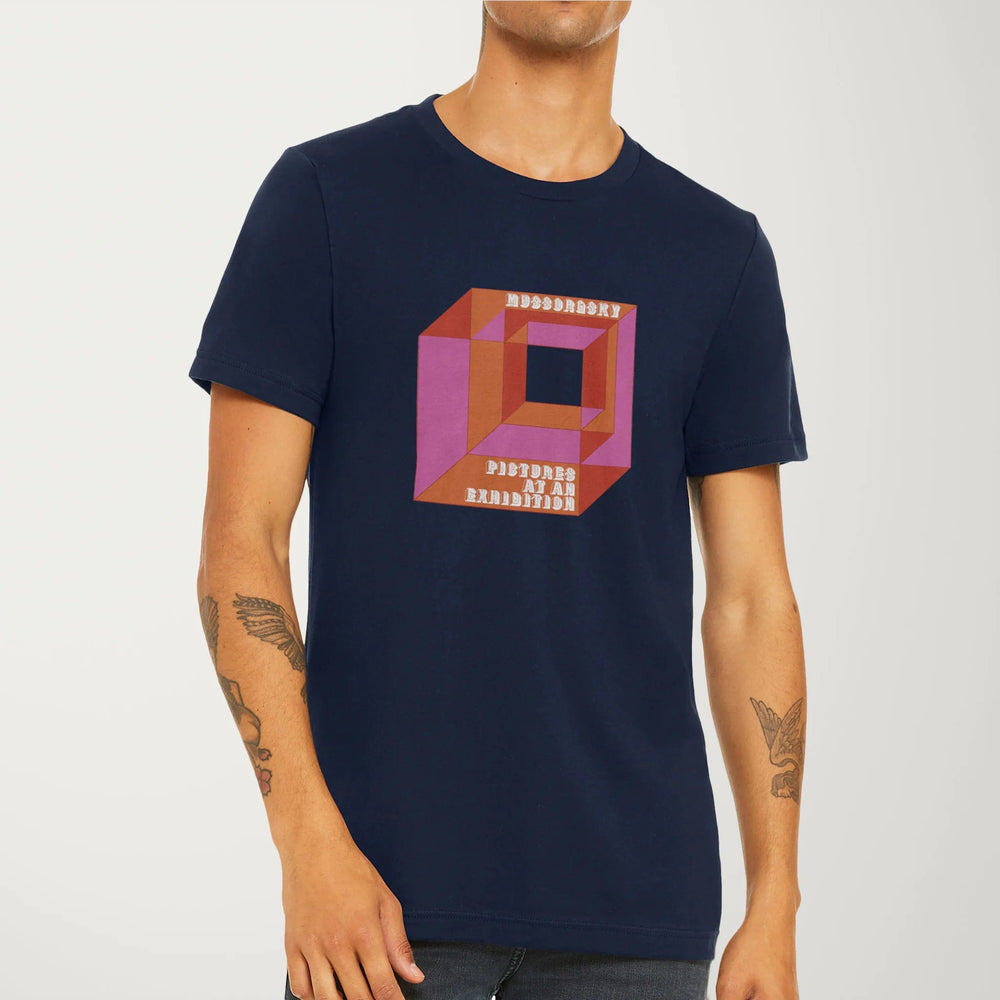mussorgsky: pictures at an exhibition classic tee in navy, worn