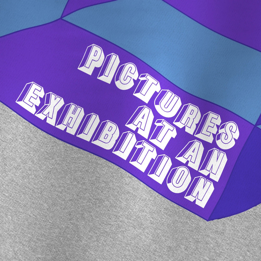 Mussorgsky: Pictures at an Exhibition Classic Tee in Athletic Heather, close-up