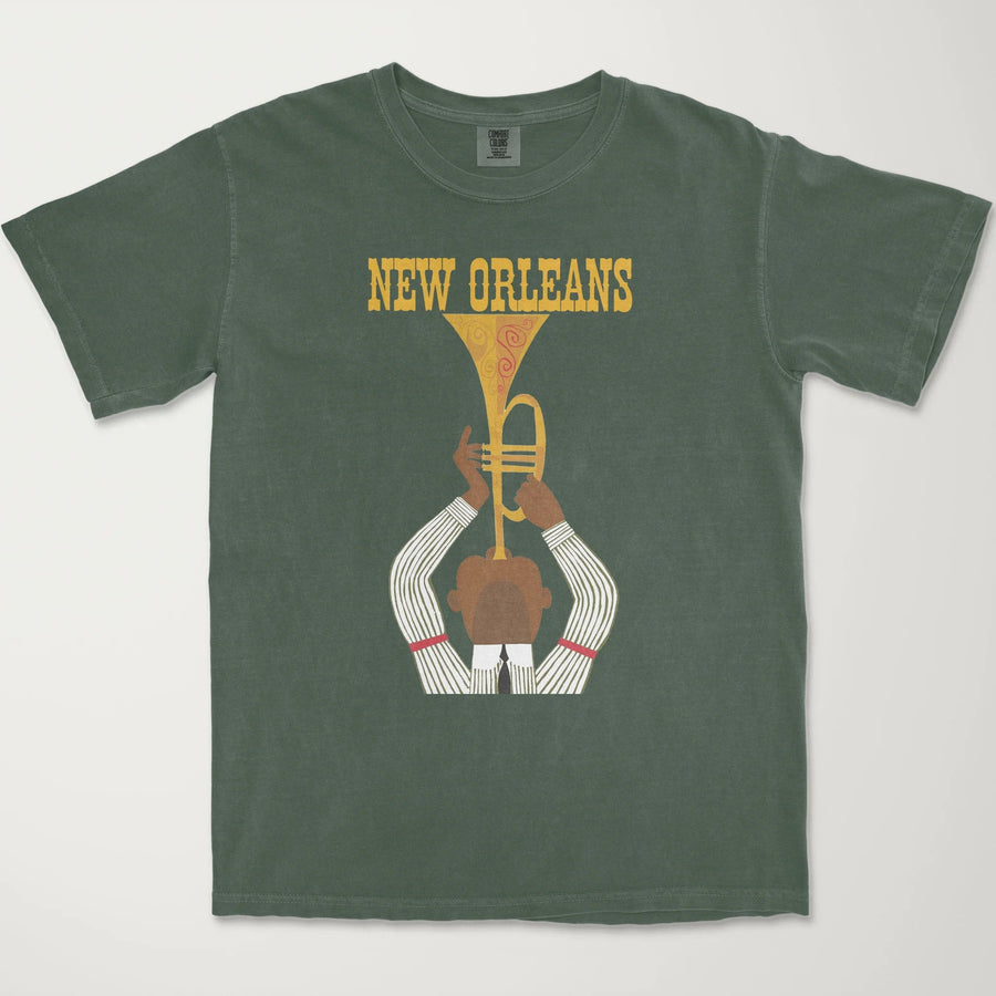 New Orleans Jazz Vintage Heavyweight Tee