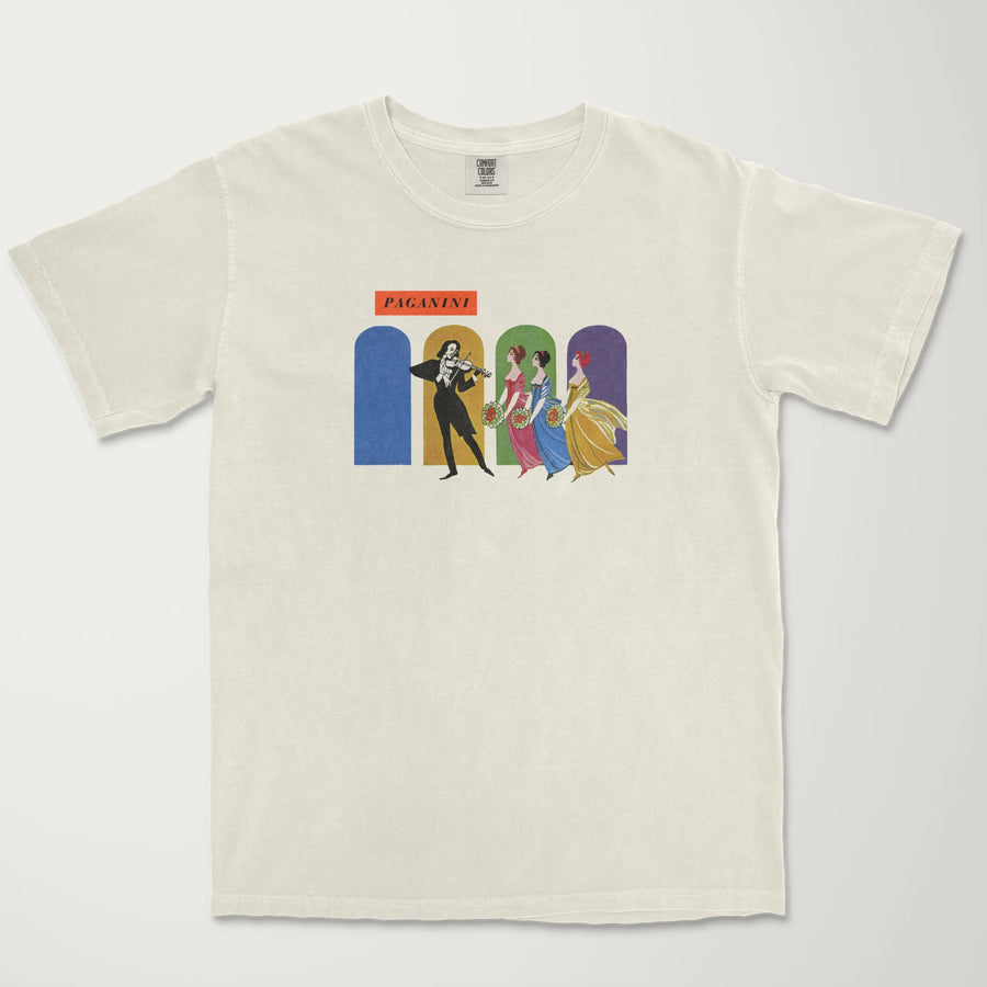 Niccolò Paganini: Illustrated Vintage Heavyweight Tee