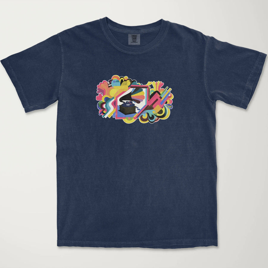 Psychedelic Phonograph Vintage Heavyweight Tee