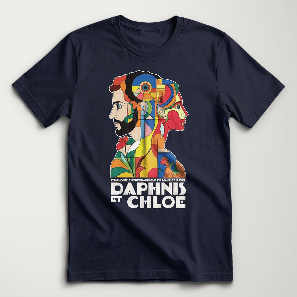 Ravel: Daphnis et Chloé Classic Tee in Navy, flat lay
