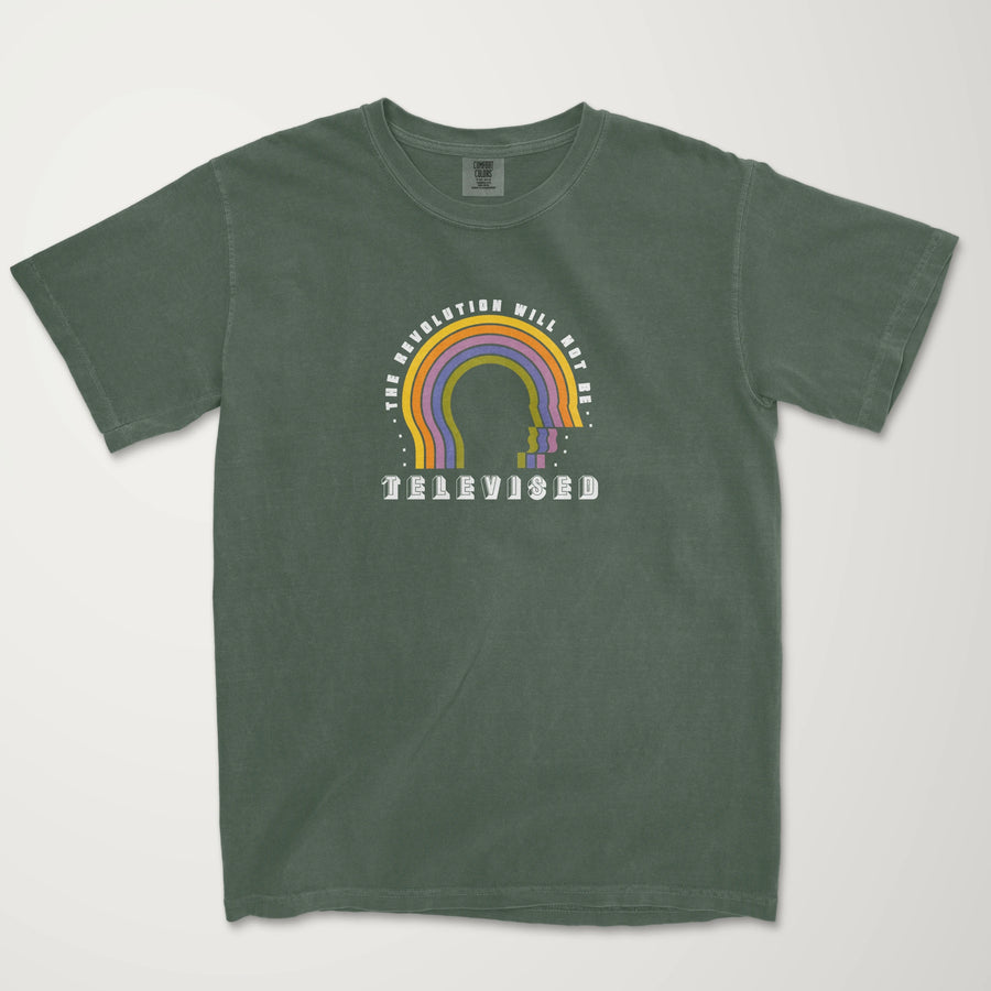 The Revolution Will Not Be Televised Vintage Heavyweight Tee