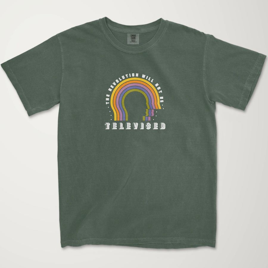 The Revolution Will Not Be Televised Vintage Heavyweight Tee