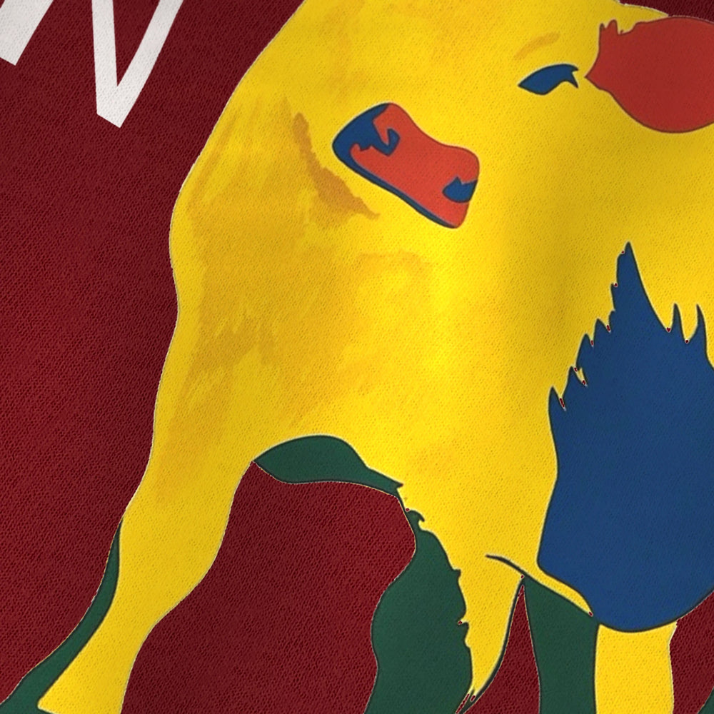 Schoenberg: Moses & Aron Classic Tee in Cardinal, close-up