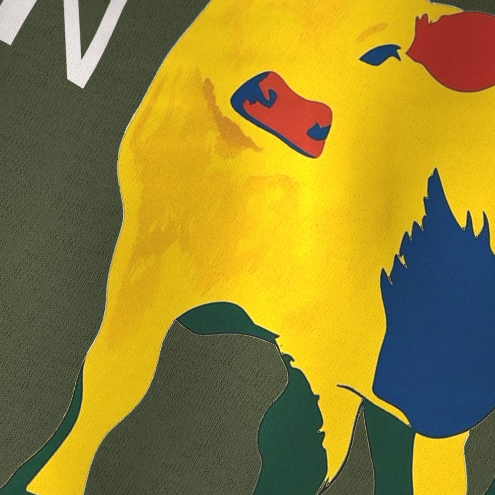 Schoenberg: Moses & Aron Classic Tee in Military Green, close-up