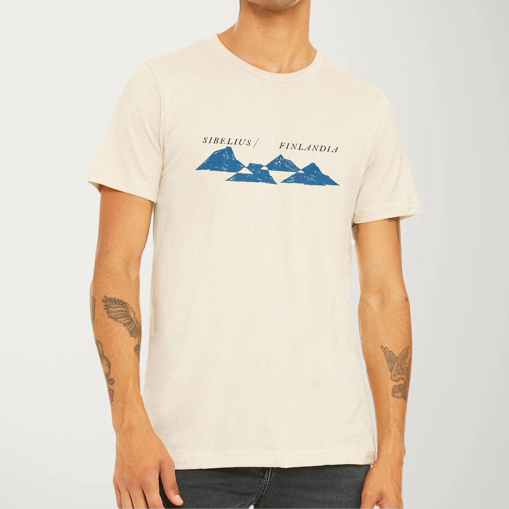 sibelius: finlandia classic tee in natural, worn