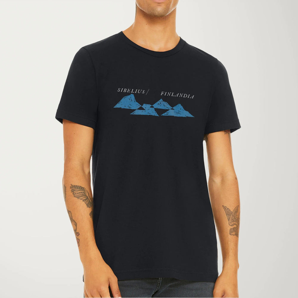 sibelius: finlandia classic tee in vintage black, worn