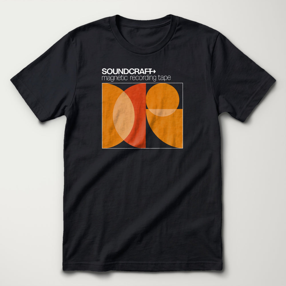 Soundcraft: Magnetic Audio Tape Classic Tee in Vintage Black, flat lay