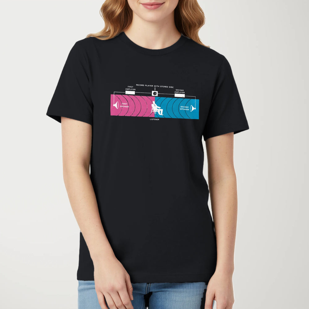 Stereo: Sweet Spot Classic Tee in Vintage Black, model