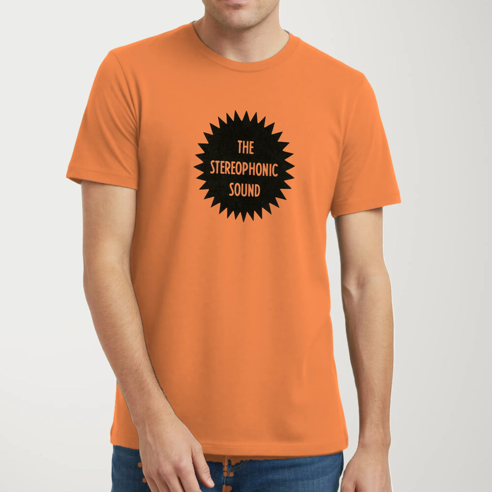 Stereophonic Sound Classic Tee in Burnt Orange, model