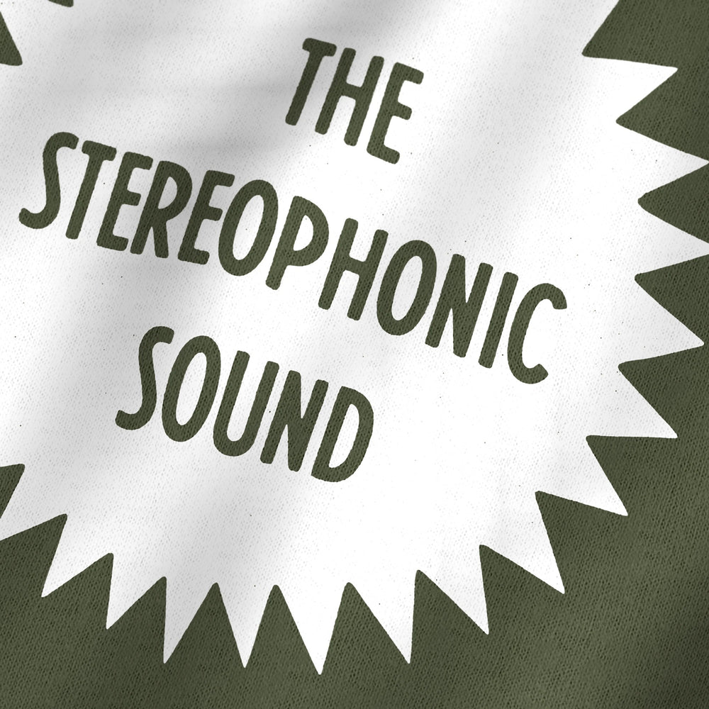 Stereophonic Sound Classic Tee in Military Green, close-up