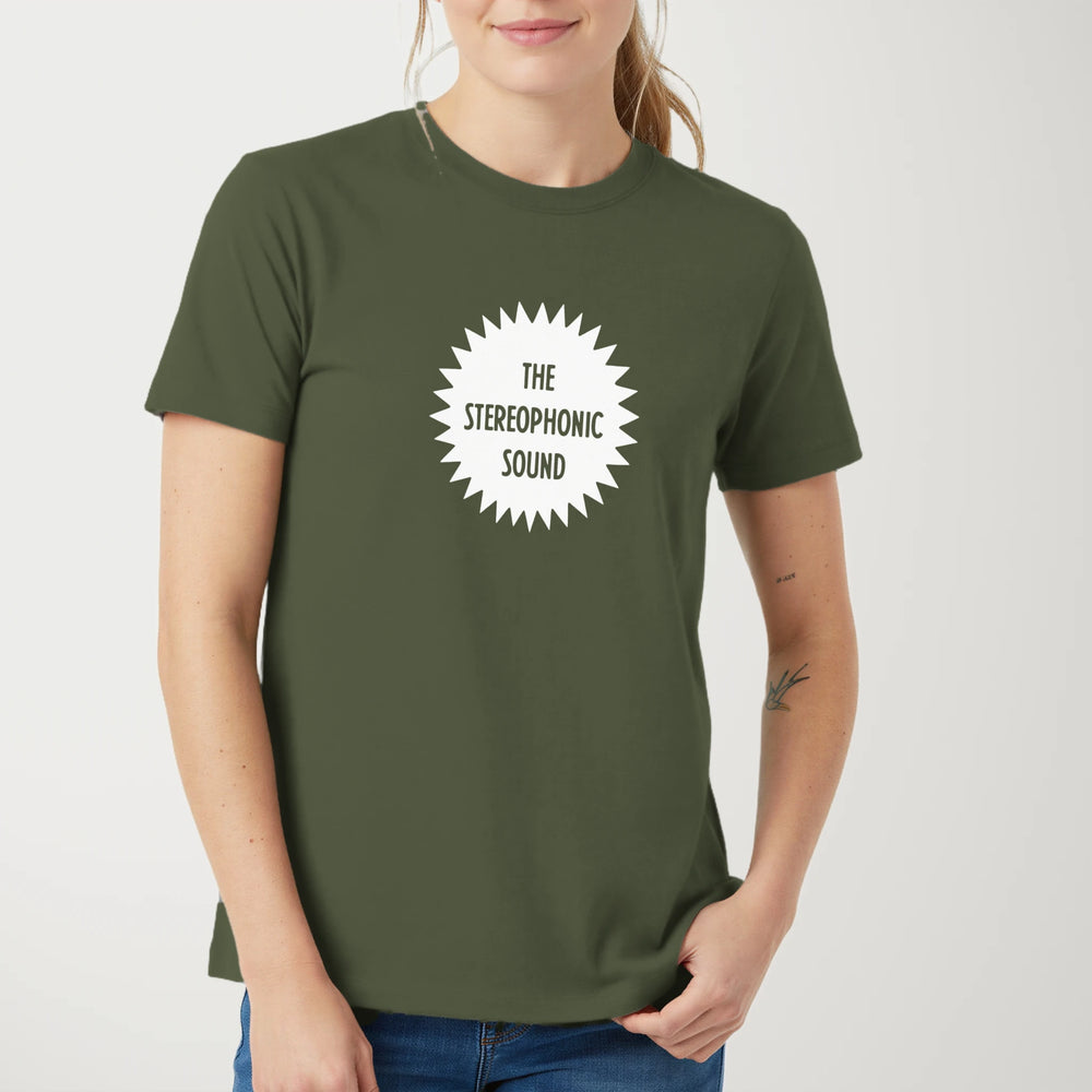 Stereophonic Sound Classic Tee in Military Green, model