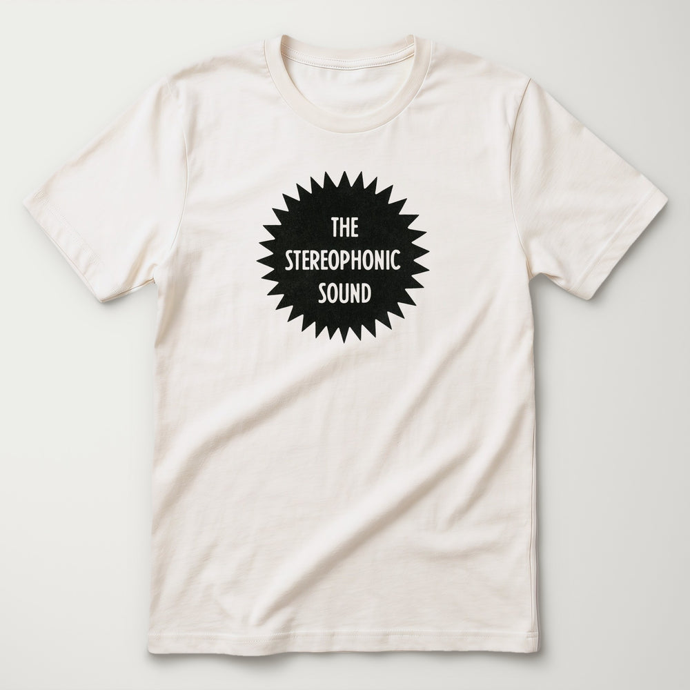 Stereophonic Sound Classic Tee in Vintage White, flat lay