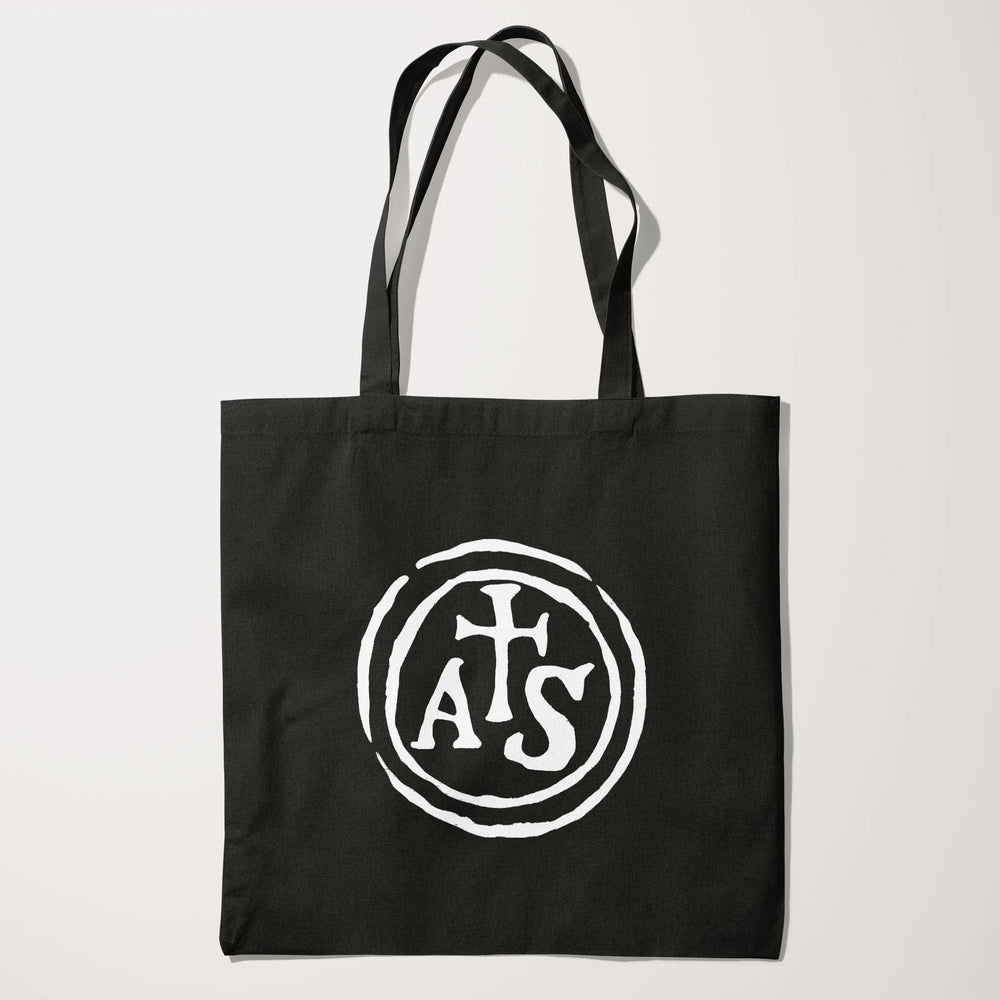 stradivarius: inscription canvas tote