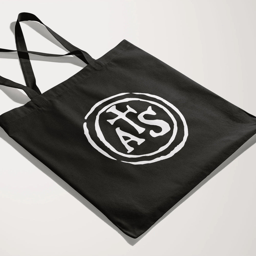 stradivarius: inscription canvas tote