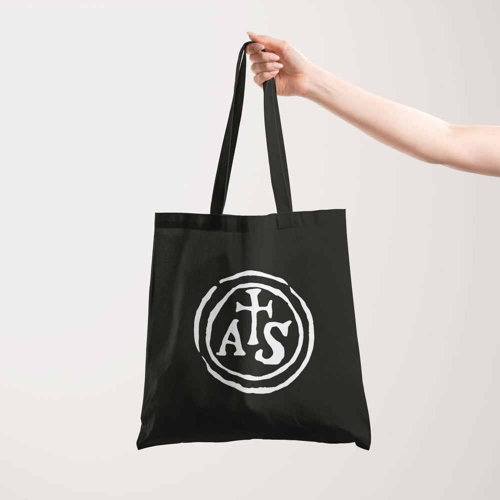 stradivarius: inscription canvas tote