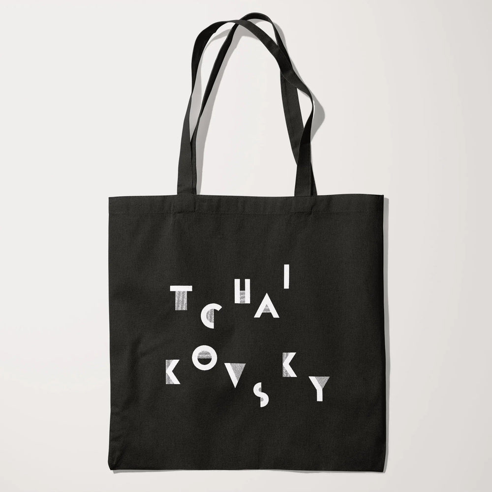 tchaikovsky: wordmark canvas tote