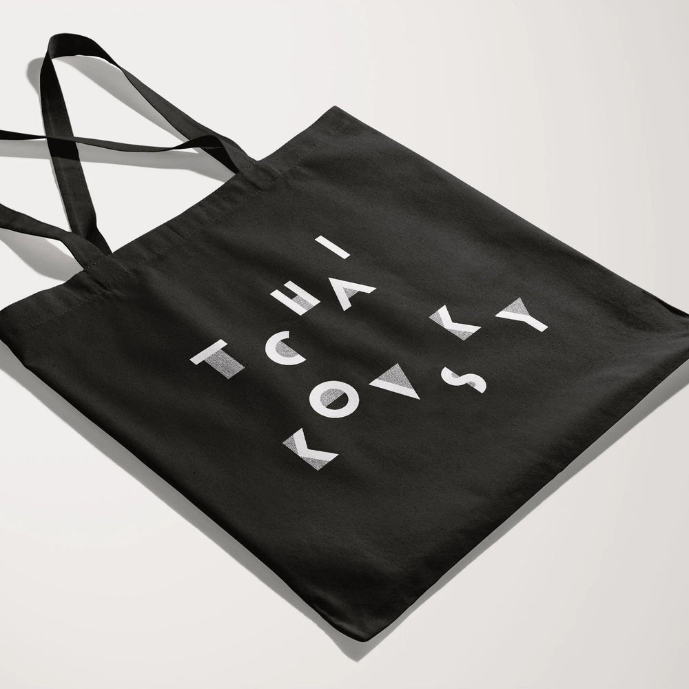 tchaikovsky: wordmark canvas tote