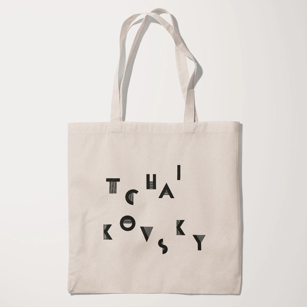 tchaikovsky: wordmark canvas tote