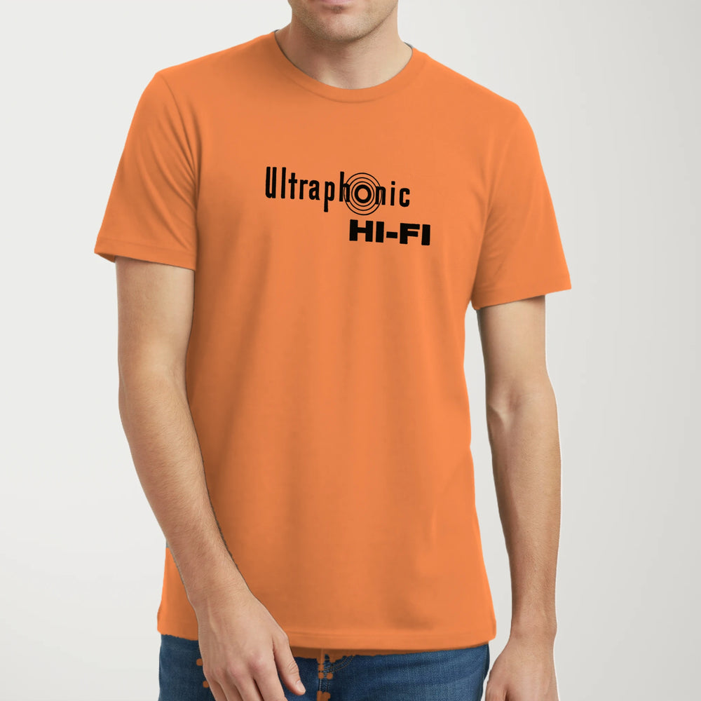 Ultraphonic Hi-Fi Classic Tee in Burnt Orange, model