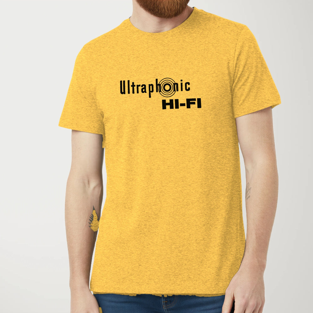 Ultraphonic Hi-Fi Classic Tee in Heather Yellow Gold, model