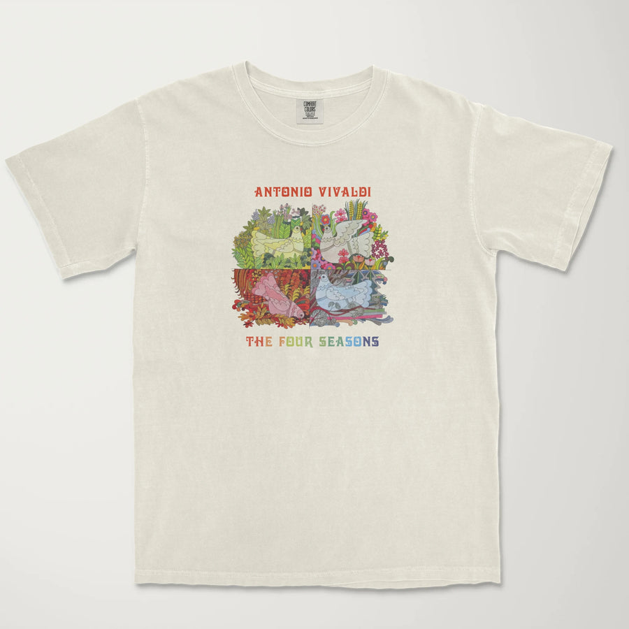 Vivaldi: The Four Seasons Illustrated Vintage Heavyweight Tee
