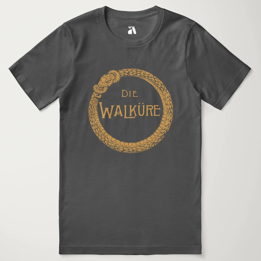 wagner: die walküre classic tee in asphalt, laid flat