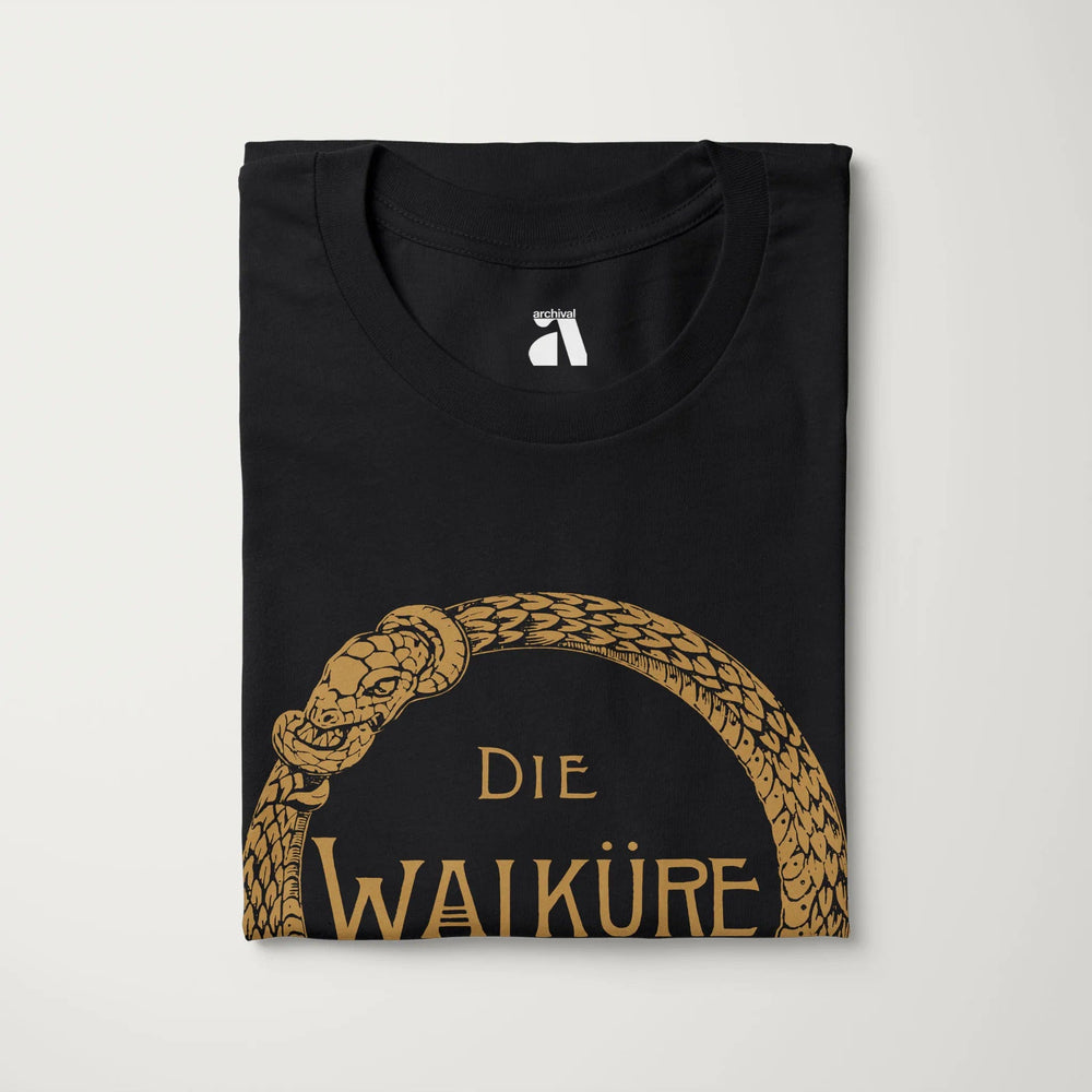 wagner: die walküre classic tee in vintage black, folded