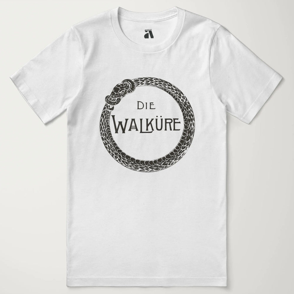 wagner: die walküre classic tee in vintage white, laid flat