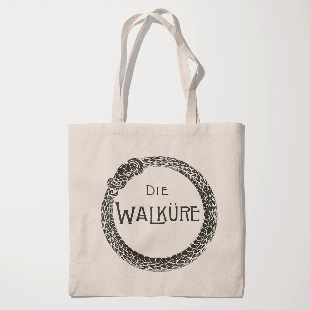 Wagner: Die Walküre Canvas Tote in Natural, flat lay